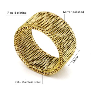 Anillo de acero inoxidable 316L, anillo de plata, baratija que nunca se deslustra, anillos de boda para mujeres, hombres, niños, joyería para niñas - Product Image 3