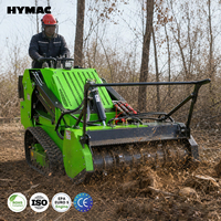 Diesel-Mini-Raupenlader Kompakter Kompaktlader Mulcher-Anbaugerät mit Hochleistungs-Hydrauliksystem