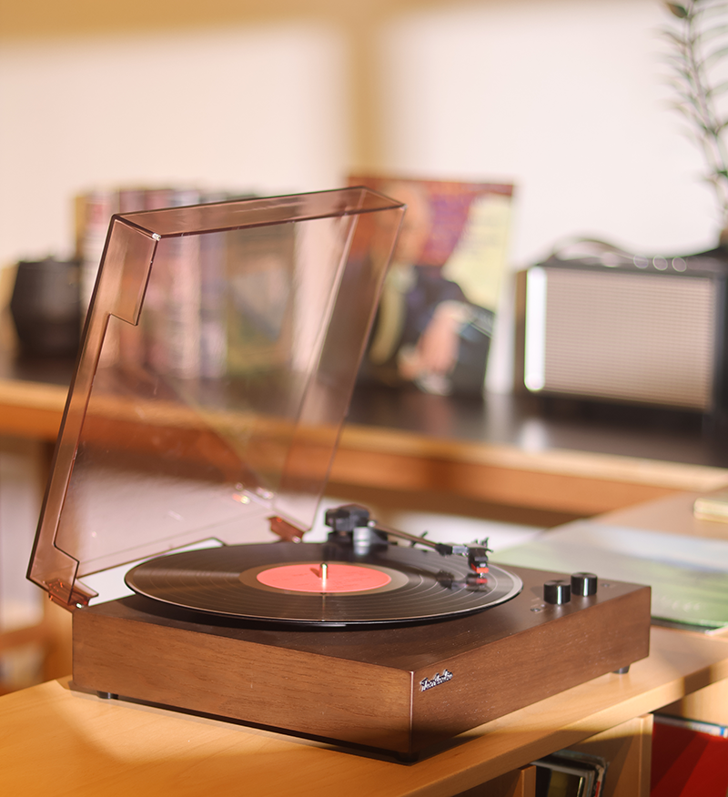 heavy platter turntable vinyl player