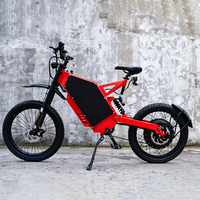 HEZZO DB30 ucuz elektrikli kir bisiklet Talaria 72V 8000W Stealth bombacı elektrikli bisiklet 50Ah Off-road E kir bisiklet Ebike