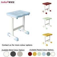 Tabouret et chaise pliante en plastique pour salle de classe, empilables, durables, écologiques, hauteur réglable, fabriqués en Chine