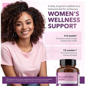 Suplemento de Mio-Inositol, D-Chiro Inositol, Ashwagandha y Vitamina D para Mujeres, Hormona, Mio-Inositol Omega, Cápsulas de Mio-Inositol - Product Image 3
