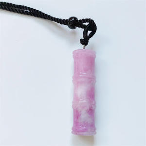 Collar con Colgante de Cuerda Tejida con Amatista de Cristal, Diseño Moderno, Serie de Colgantes Elegantes - Product Image 5