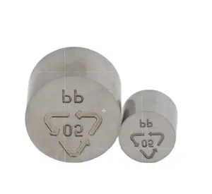 PP tanggal menandai Pin plastik injeksi dicetak bagian logam cetakan Die Casting tunggal daur ulang sisipan tanggal 48-54HRC