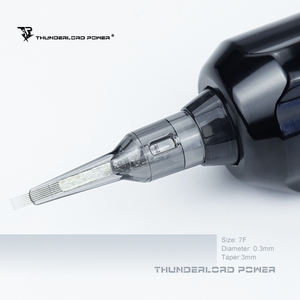 Biomaser-cartucho de agujas para tatuaje, membrana universal, 1r-0. 16, para trazo de <span class=keywords><strong>pelo</strong></span>/tatuaje de <span class=keywords><strong>cejas</strong></span> - Product Image 2