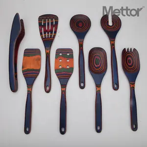 Pakka wood utensil, kitchen utensil tool, colorful kitchen accessories