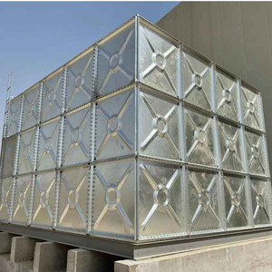 Réservoir de piscine en stock galvanisé à chaud Réservoir d'eau en acier galvanisé Réservoir de panneau HDG - Product Image 3