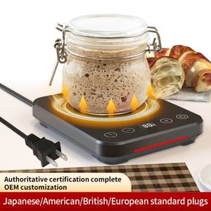 Réchauffeur de pâte à pain numérique portable à température contrôlée, outil de cuisine domestique carré pour la fermentation et le démarrage de la levure. - Product Image 5