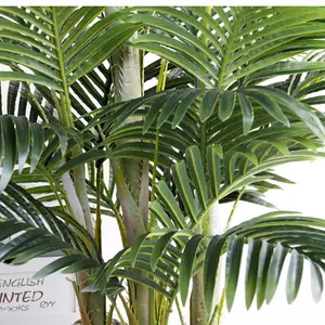 Faux bonsaï vert décoratif d'intérieur et d'extérieur, Faux plastique Areca, plantes de phénix, palmiers artificiels, vente en gros