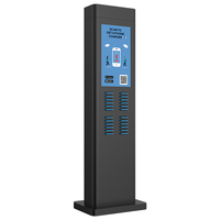 Powerbank partagé-Écran LCD ultra-haute définition 24 emplacements partageant Powerbank distributeur automatique Power Bank entreprise de location