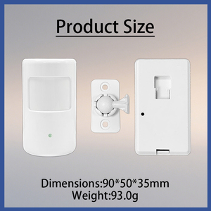 เครื่องตรวจจับความเคลื่อนไหวแบบไร้สาย 433MHz เซ็นเซอร์ตรวจจับความเคลื่อนไหว สัญญาณแจ้งเตือนการบุกรุก ระบบอัตโนมัติภายในบ้าน ระบบรักษาความปลอดภัย การเคลื่อนไหวของมนุษย์ สัญญาณเตือนภัย เครื่องตรวจจับ PIR วัสดุ ABS - Product Image 2