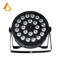 Projecteur PAR LED RGBW 4-en-1 24x12W à télécommande DMX512 en plastique