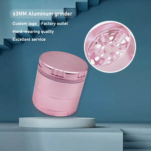 JC nuovo arrivo nuovi denti OEM/ODM smerigliatrice con contenitore 63mm 55mm 50mm in alluminio su misura per accessori per fumatori - Product Image 3