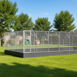 Pajarera con Extensión 327.6 x 163 x 83.5 cm, de Acero, para Exteriores, Rectangular, para Todas las Estaciones - Product Image 2