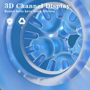 Dispositivo de Masturbação Manual LIL MERMAID em Forma de Cintura de Sereia, TPE, Contorno que Aumenta a Sensação Realista, Controle de Estimulação para Uso Masculino - Product Image 5