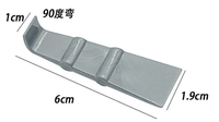 Raclette flexible pour film teinté automobile 45 °   90 °   Raclette à bords coudés pour l'installation de films vinyle automobile