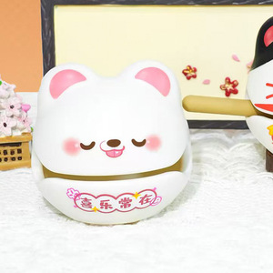 เครื่องรางนำโชค รูปปลาไม้ ของตกแต่งเรซิ่นรูปสัตว์ ของมงคลตกแต่งบ้าน ของขวัญตั้งโต๊ะ ของขวัญสำหรับเพื่อน - Product Image 4