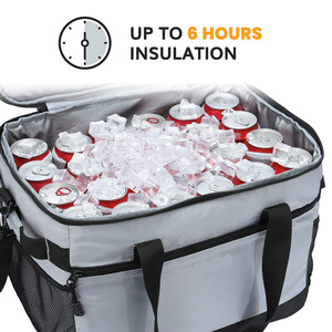 Insulated <strong>Cooling</strong> <strong>Bag</strong> Portable Tote 60 Can Soft Sided Cooler for Picnic Leakproof Collapsible Cooler <strong>Bag</strong> - Product Image 4