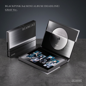 BLACKPINK - 3° MINI ALBUM [DEADLINE] Versione GRIGIA CD Ufficiale dell'Album <span class=keywords><strong>K</strong></span>-<span class=keywords><strong>pop</strong></span> Coreano - Product Image 3