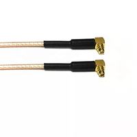 Câble coaxial MMCX mâle vers MMCX mâle RG316, câble de raccordement RF pour équipement de test, antenne, routeur