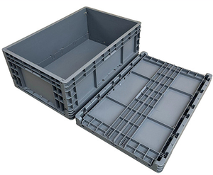 Vouwbare krat groothandel <span class=keywords><strong>transport</strong></span> plastic <span class=keywords><strong>transport</strong></span> plastic vouwbare mand doos uit China - Product Image 5