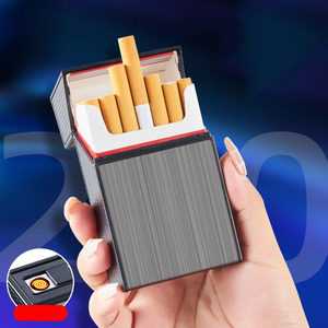 20 Hộp Thuốc Lá vỏ mềm cứng hộp Thuốc lá nhẹ hơn chống ẩm lưu trữ chống rơi nhẹ hơn Hộp Thuốc Lá Quà Tặng Logo gia đình móng tay - Product Image 5