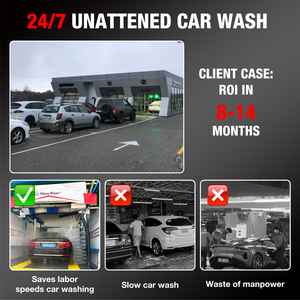 Sistema de Lavado de Autos Sin Contacto Sino Star con Acero Inoxidable y Más de 1500W para Lavaderos de Autos - Product Image 5