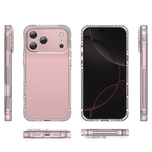 Custodia per Telefono Antiurto con Cordino Staccabile 2 in 1 in TPU PC Trasparente per <span class=keywords><strong>iPhone</strong></span> Serie 17 16 15 <span class=keywords><strong>14</strong></span> 13 con <span class=keywords><strong>Protezione</strong></span> Completa della <span class=keywords><strong>Fotocamera</strong></span> - Product Image 2