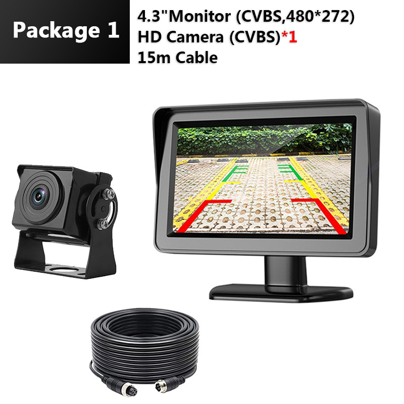 P1 [4,3 "moniteur + 1 caméra]