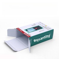 Boîtes d'expédition rigides personnalisées en carton recyclé avec logo sur mesure, colorées, type avion, pour bougies
