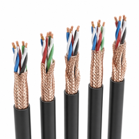 Cable de Computadora de Bajo Voltaje para Automatización Industrial, Blindado con Trenza de Cobre, Aislado con PE y Revestimiento de PVC