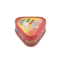 Cadeau pour enfants Thé Café Cookie Chocolat Forme Triangle Emballage Boîte en métal