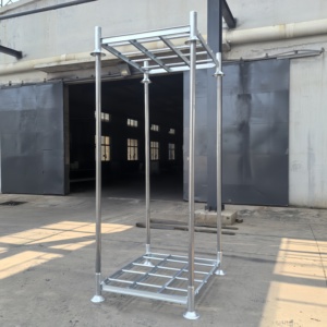 탈착식 쌓을 수 있는 아연 도금 금속 팔레트 랙-냉실 이송 및 보관 - Product Image 4