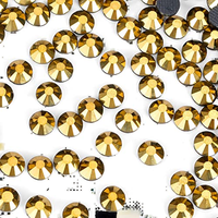 Strass en gros en verre cristal 2028 Neon Mix Tailles SS6-SS20 à dos plat non thermocollants pour vêtements et nail art