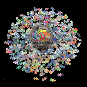 Paillettes en vrac pour nail art, formes <span class=keywords><strong>de</strong></span> Noël, paillettes épaisses, flèche <span class=keywords><strong>de</strong></span> <span class=keywords><strong>Cupidon</strong></span>, dollars, poisson, ballon, squelette - Product Image 2