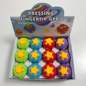 Creative 3D Printed Press <b>Rotation</b> Ball Fidget Toy Portable Finger Spinner <b>Desk</b> Ornament Stress Relief Toy - Product Image 2