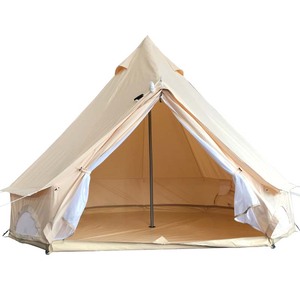 Tenda a Campana di Lusso per <span class=keywords><strong>Glamping</strong></span> 6m 5m 4m Impermeabile in Tela con Annesso - Product Image 1