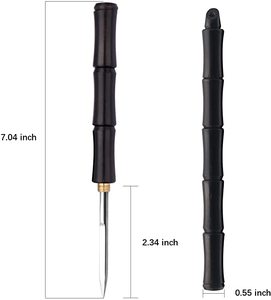 Kks Thiết Kế Mới Tự Nhiên Màu Đen Thép Không Gỉ 10-15Cm Ice Pick Với Tay Cầm Bằng Gỗ Cho Paul John Penderyn <span class=keywords><strong>Pendleton</strong></span> - Product Image 1