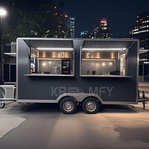 Camion de cuisine mobile sur mesure, design personnalisé, USA, pour pizza, tacos, restauration rapide, avec plan de travail en acier inoxydable - Product Image 3
