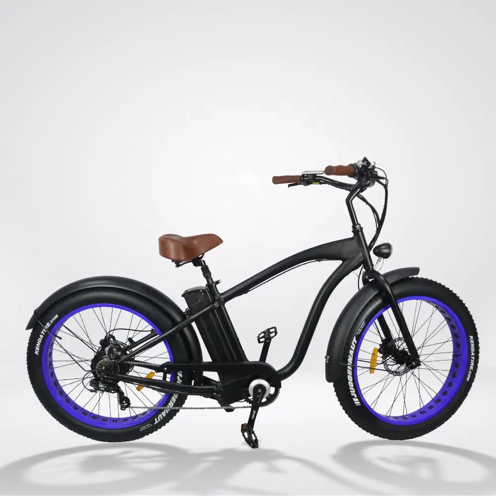 Fabriek Groothandel Beach Cruiser Lage Prijs Elektrische Gemotoriseerde Fiets Goedkope Elektrische Fiets Te Koop