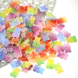 Paso Sico 1000 teile/beutel Groß packung DIY Random Mixed Großhandel Schmetterling Bogen Gummibärchen Lutscher Beliebte 3D Nail Art Dekoration - Product Image 3