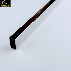 Accessoires d'assemblage de rail de guidage carré Kensharp porte de douche en verre coulissant chaud Satin polonais noir lourd coureur roues piste - Product Image 2