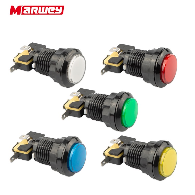 33 Mét 5V LED Arcade Nút Không Thấm Nước Vòng Arcade Push Button Bán