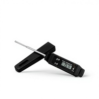 Termometer Daging Nirkabel Digital Sensor Suhu Probe Baja Tahan Karat Penggunaan Dapur BBQ Oven -50~125 Baterai Rumah Tangga