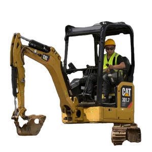 Certifié CE EMC pour la mini-excavatrice sur chenilles 301.7 |   Moteur importé de 18,6 kW |   1,8 tonne, godet de 0,025 m³ |   PLC Gear - Product Image 1