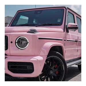 فيلم فينيل ملون ، فيلم فينيل ملون ، لون وردي لامع لهيكل السيارة - Product Image 1
