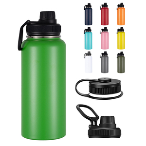 กระติกน้ำสุญญากาศสแตนเลสสำหรับเด็ก ปี 2023 พร้อมหูจับและฝาปิด ป้องกันการรั่วซึม ปลอดสาร BPA สำหรับเด็ก - Product Image 1