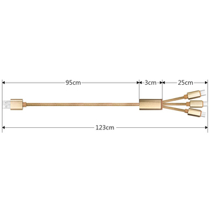 <span class=keywords><strong>Cable</strong></span> de Carga <span class=keywords><strong>USB</strong></span> Multi-Puerto con Logotipo Personalizado, <span class=keywords><strong>Cable</strong></span> de Nailon Trenzado de 1.2M, <span class=keywords><strong>Adaptador</strong></span> de Carga Rápida para IP/Tipo C/Micro <span class=keywords><strong>USB</strong></span> para Impresoras - Product Image 3