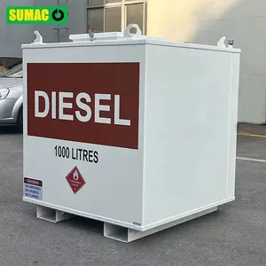 SUMAC Wholesale 1000L 250 Gallon Aluminium Fuel Tanks Gas Kerosene Diesel Oil Storage Fuel Tank