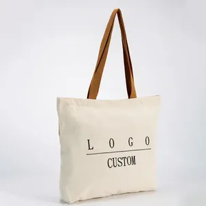 Sac fourre-tout en toile de coton imprimé directement de l'usine sacs-cadeaux promotionnels en noir et blanc avec logo personnalisé, style tendance pour un usage quotidien - Product Image 3